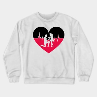 Propose from Love Heartbeat Crewneck Sweatshirt